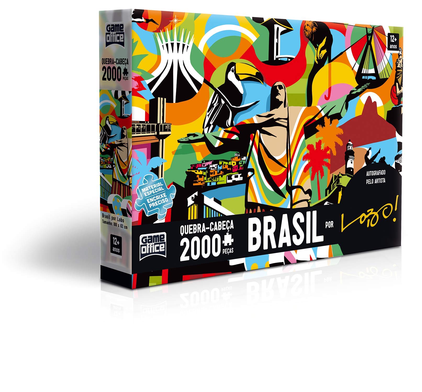 Quebra Cabeça 2000 Peças Brasil por Ló, Toyster Brinquedos